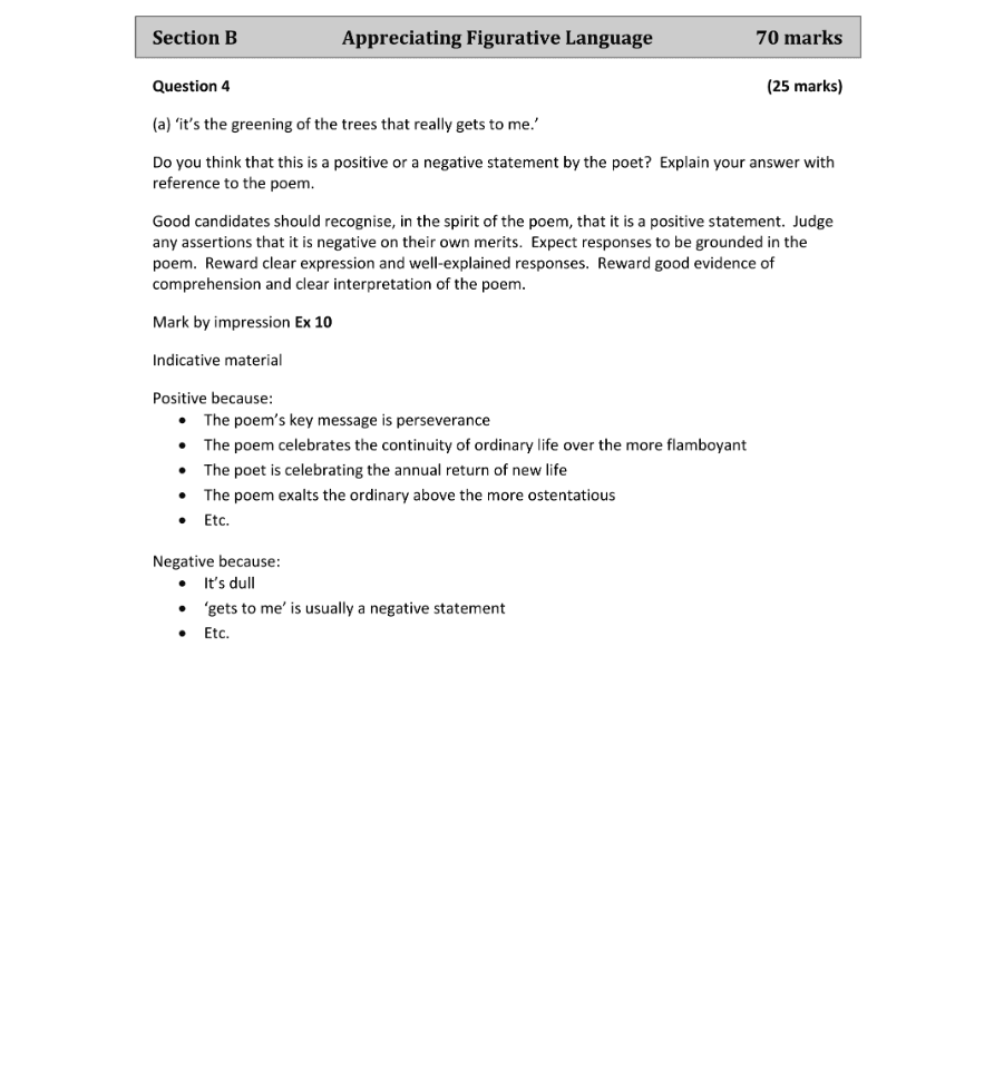 Marking Scheme Part 1