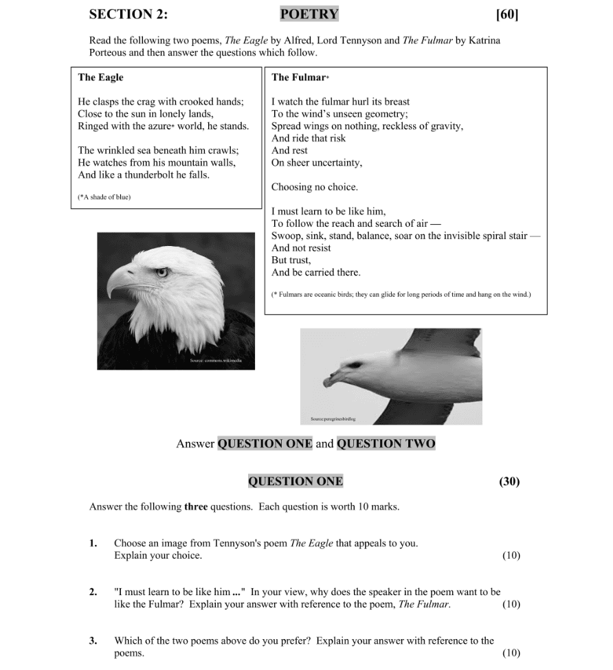 Question 2015 - 1 Part 1