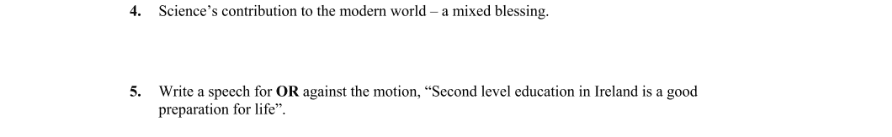 Question 2007 - 4 Part 1