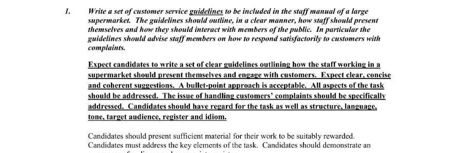 Marking Scheme Part 1