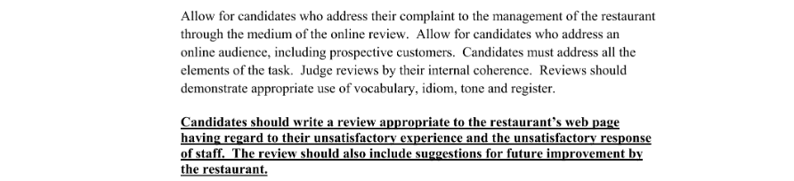 Marking Scheme Part 1