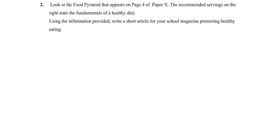Question 2005 - 2 Part 1