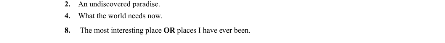 Question 2008 - 2 Part 1