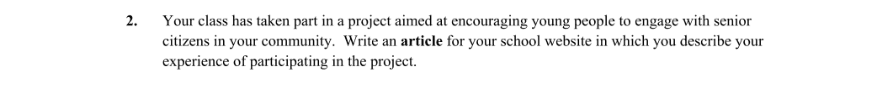Question 2014 - 2 Part 1