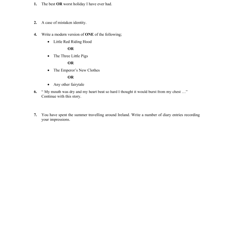 Question 2005 - 1 Part 1