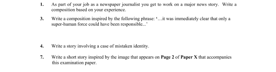 Question 2012 - 1 Part 1