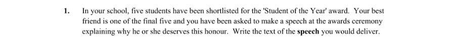 Question 2014 - 1 Part 1