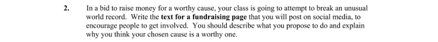 Question 2016 - 2 Part 1