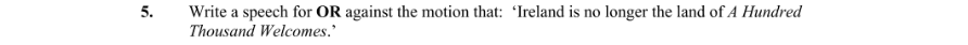 Question 2016 - 5 Part 1
