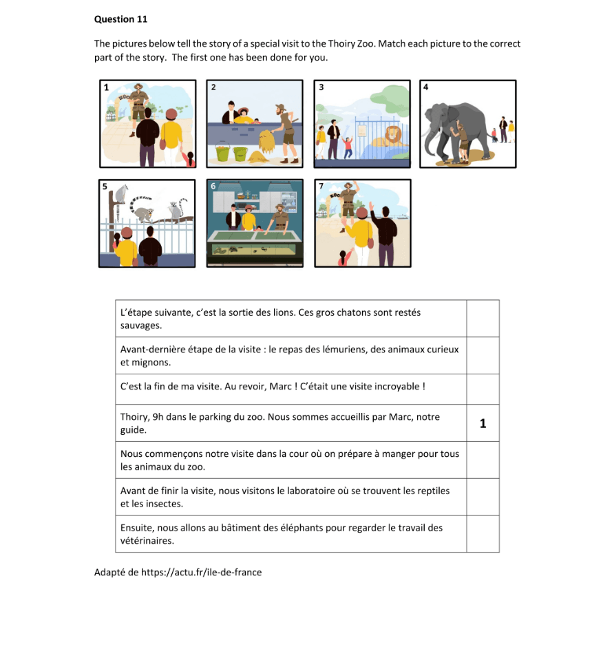 Question 2024 - 11 Part 1