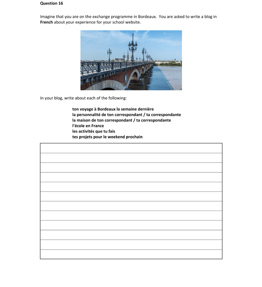 Question 2022 - 16 Part 1