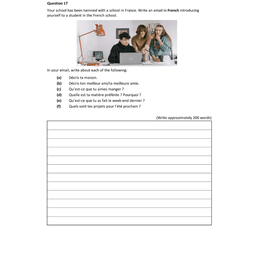 Question 2025 - 17 Part 1