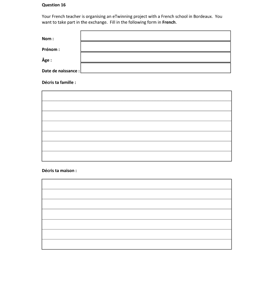 Question 2020 - 16 Part 1