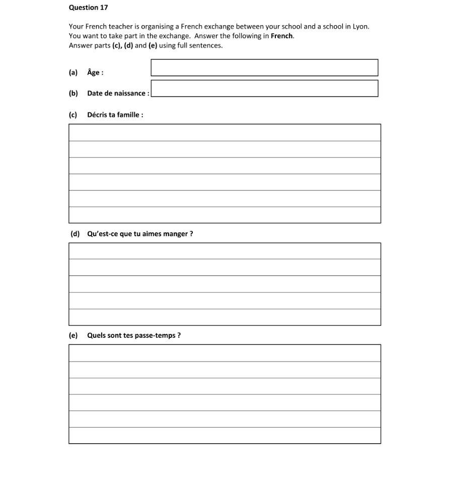 Question 2023 - 17 Part 1