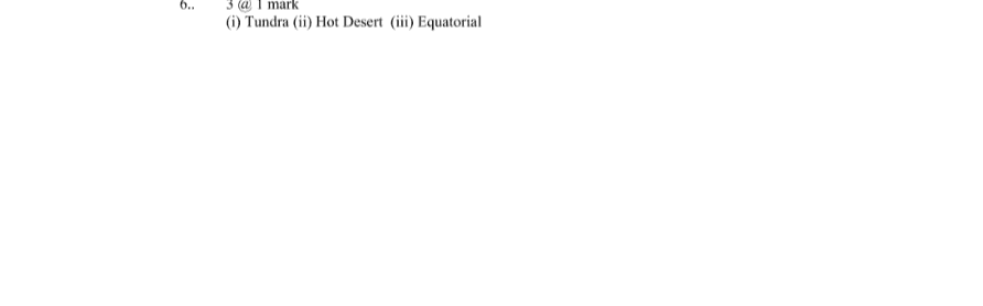 Marking Scheme Part 1