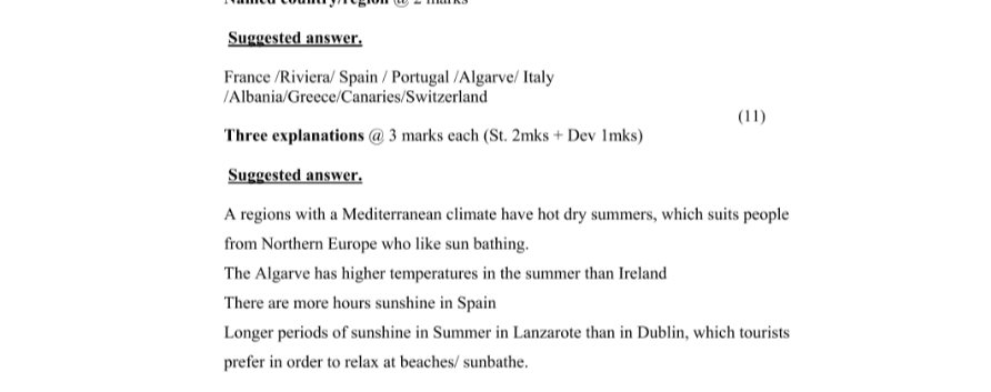 Marking Scheme Part 1