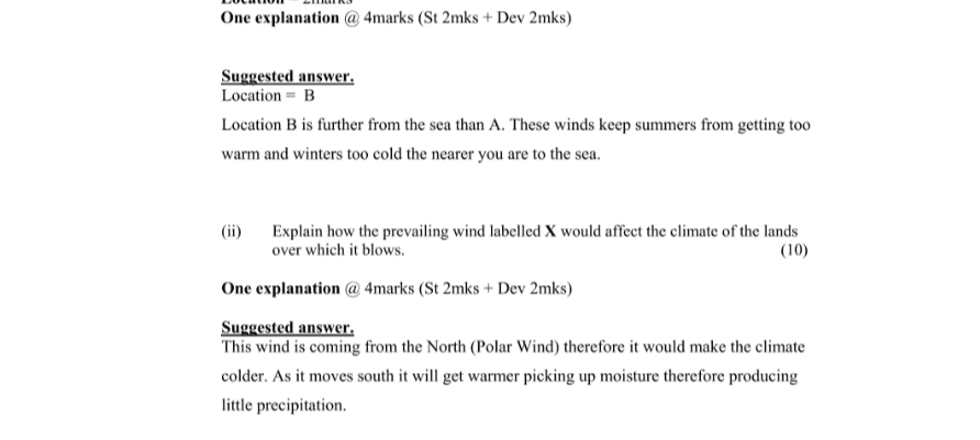 Marking Scheme Part 1