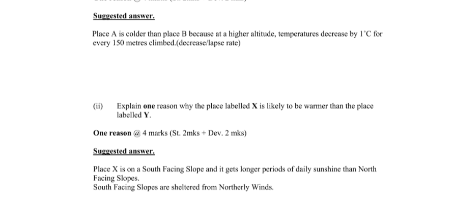 Marking Scheme Part 1