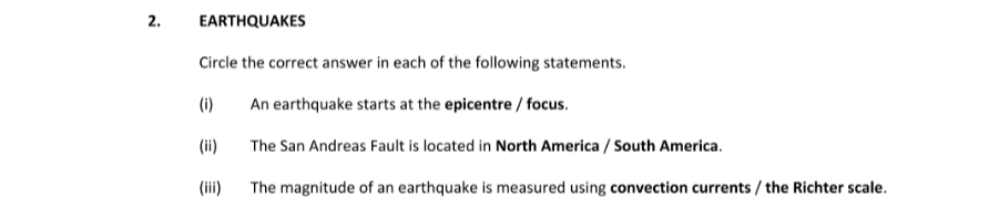 Question 2017 - 2 Part 1
