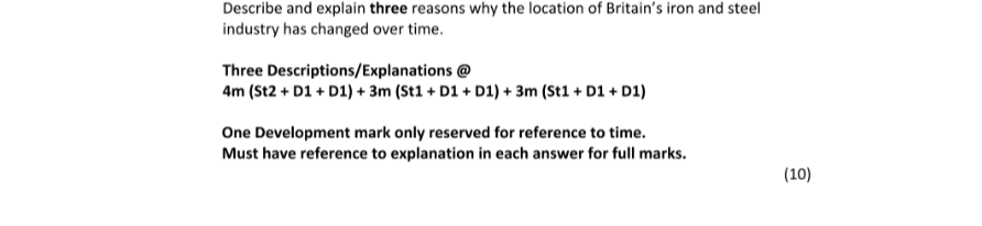 Marking Scheme Part 1