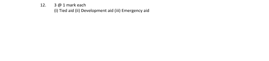 Marking Scheme Part 1