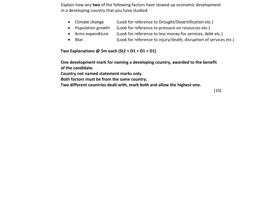 Marking Scheme Part 2