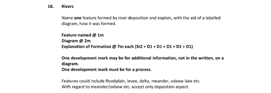 Marking Scheme Part 1