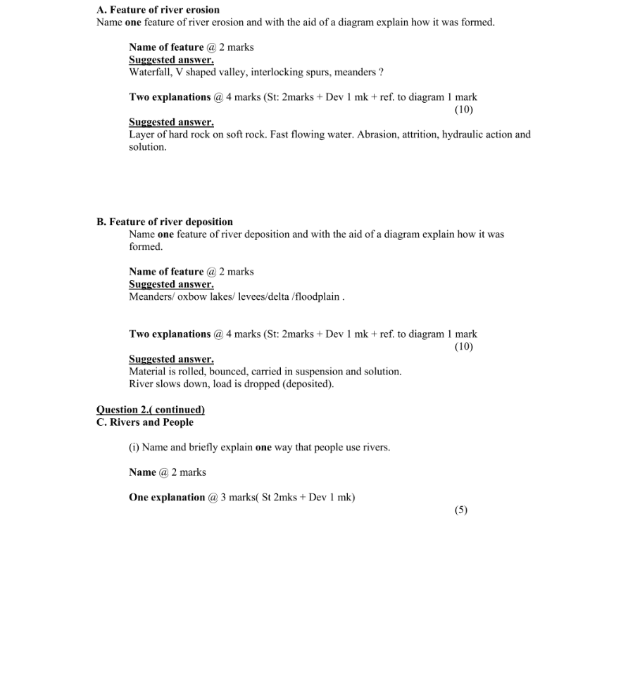 Marking Scheme Part 1