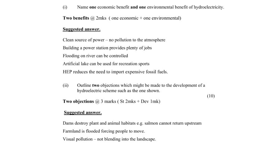 Marking Scheme Part 1