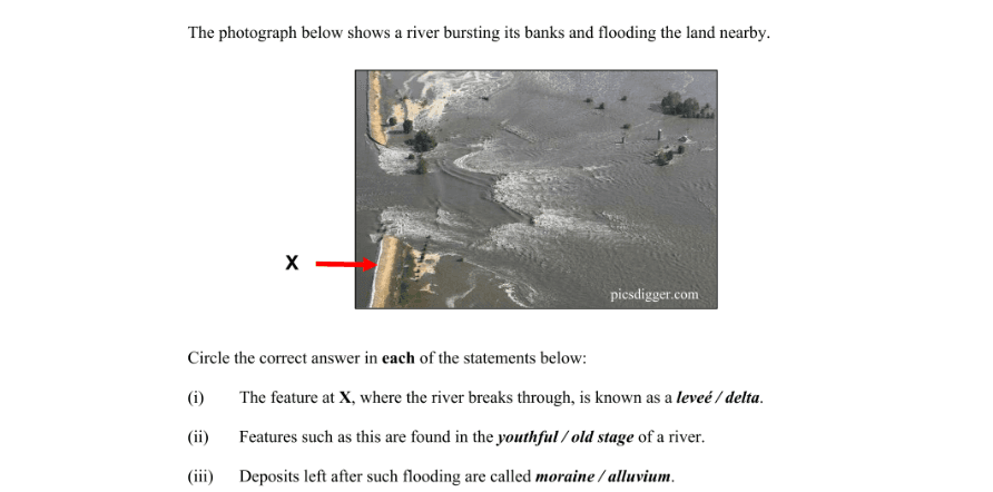 Question 2011 - 7 Part 1