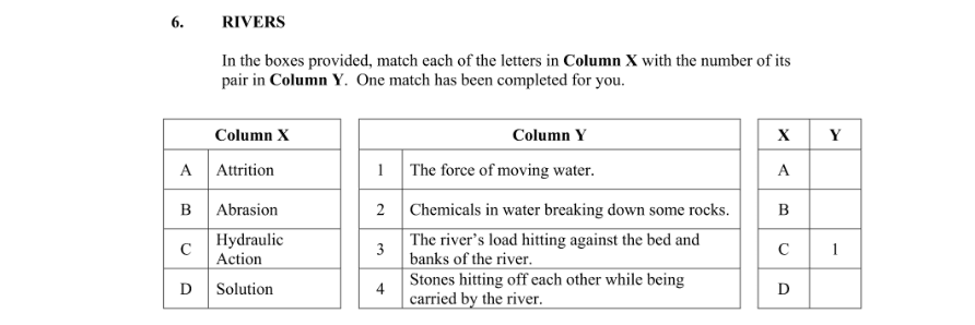Question 2014 - 6 Part 1