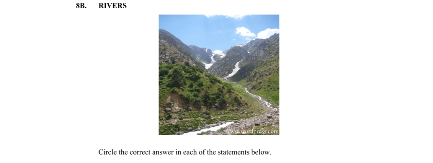 Question 2014 - 8B Part 1