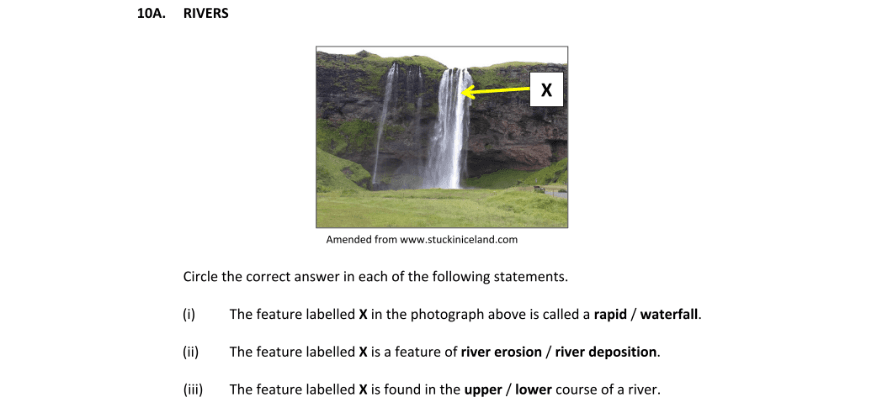Question 2018 - 10A Part 1
