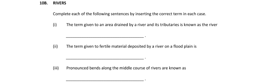 Question 2018 - 10B Part 1