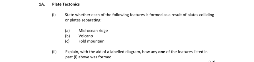 Question 2019 - 1 Part 1