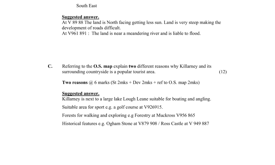 Marking Scheme Part 1
