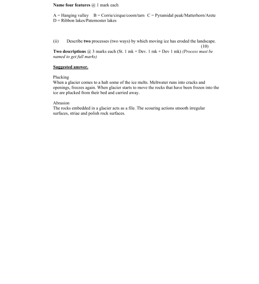 Marking Scheme Part 1