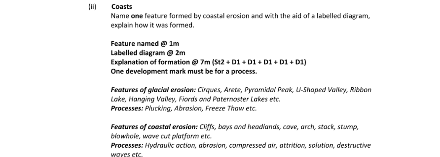 Marking Scheme Part 1