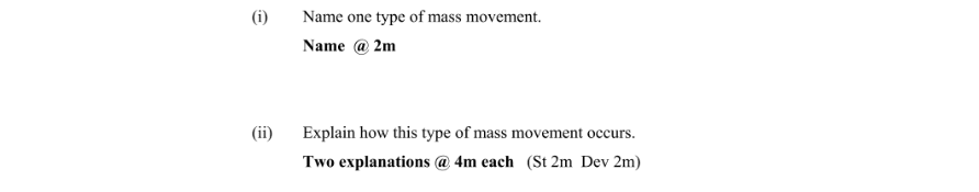 Marking Scheme Part 1