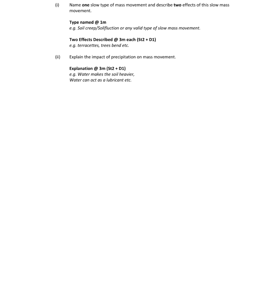 Marking Scheme Part 1