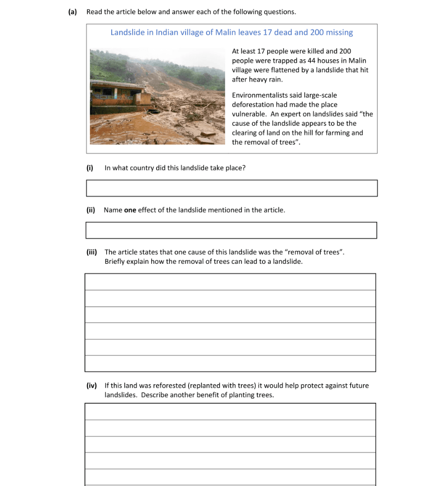 Question 2021 - a Part 1