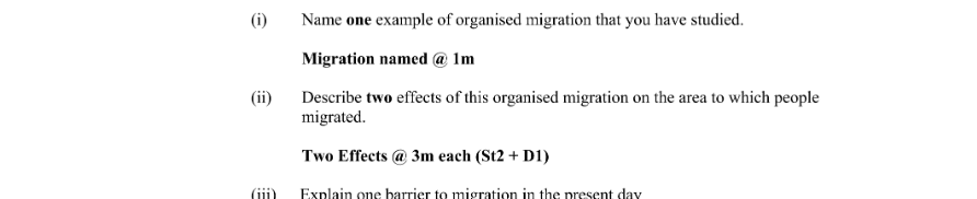 Marking Scheme Part 1