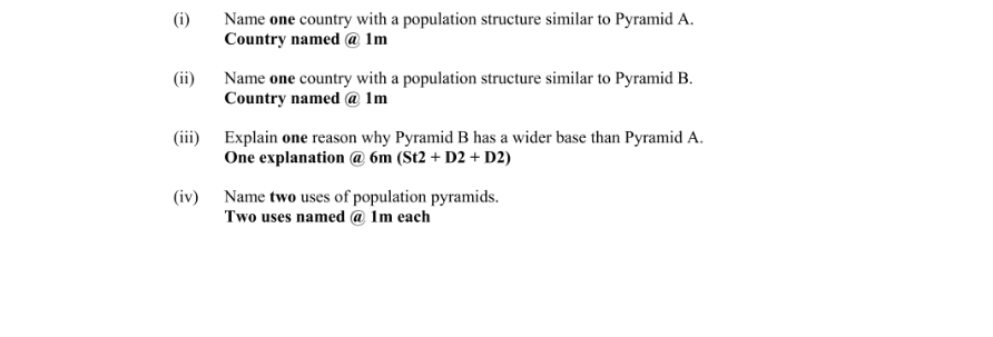 Marking Scheme Part 1