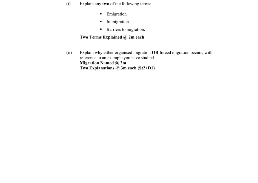 Marking Scheme Part 2