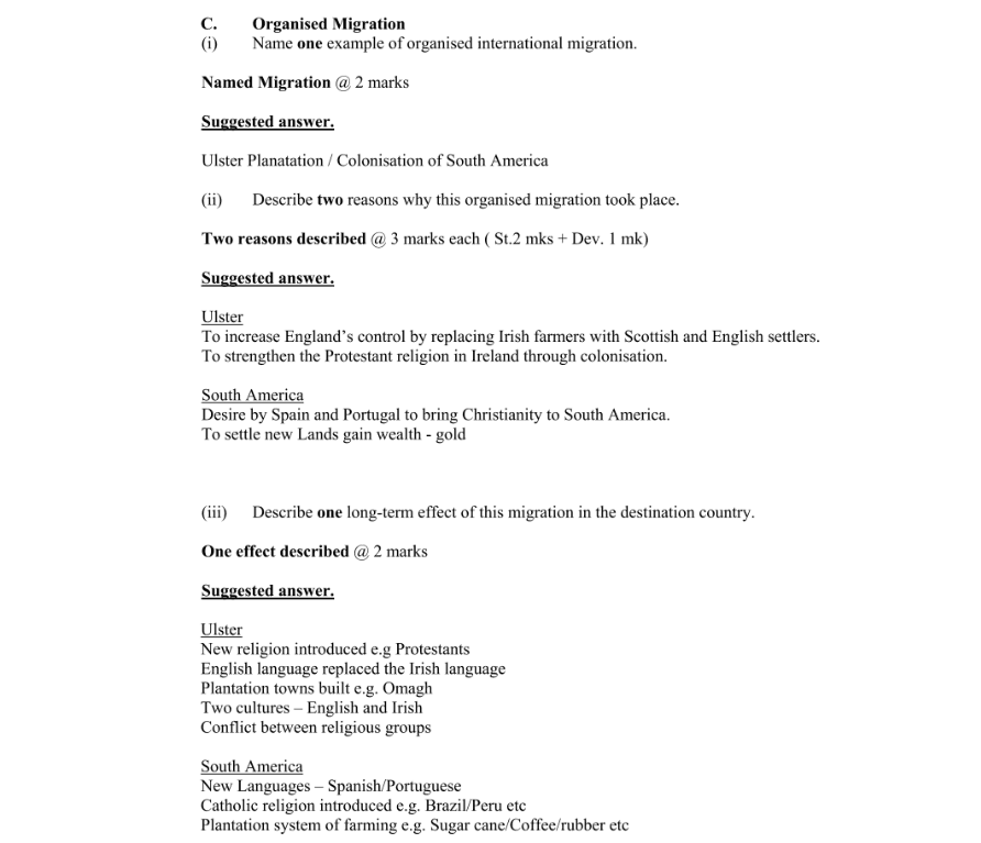 Marking Scheme Part 2