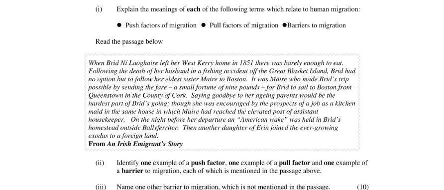 Question 2006 - 4 Part 1