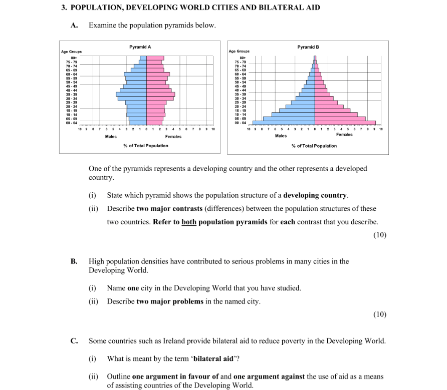 Question 2009 - 3 Part 1