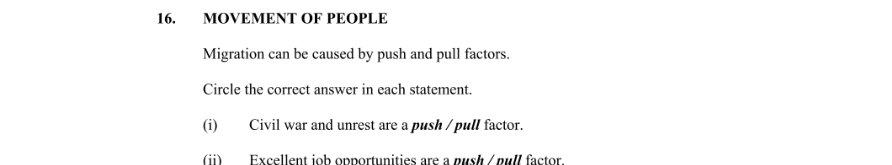 Question 2012 - 16 Part 1