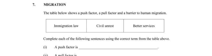 Question 2015 - 7 Part 1