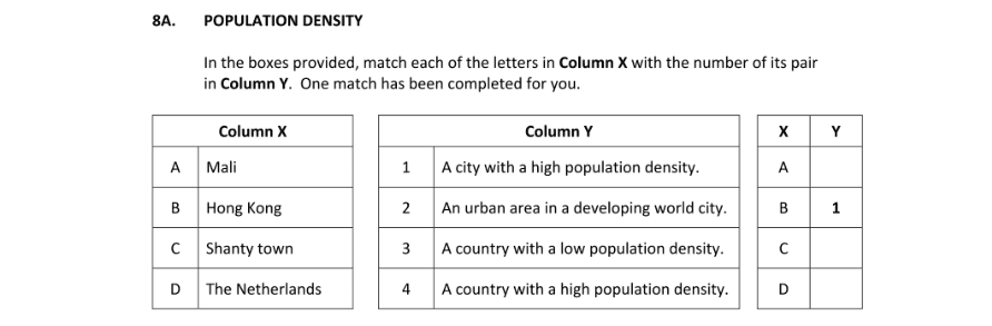 Question 2018 - 8A Part 1